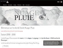 Tablet Screenshot of nuage-pluie.org